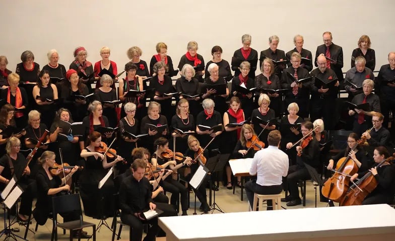 Flyer: Festliches Chorkonzert mit Mendelssohns Psalmen 95 und 42